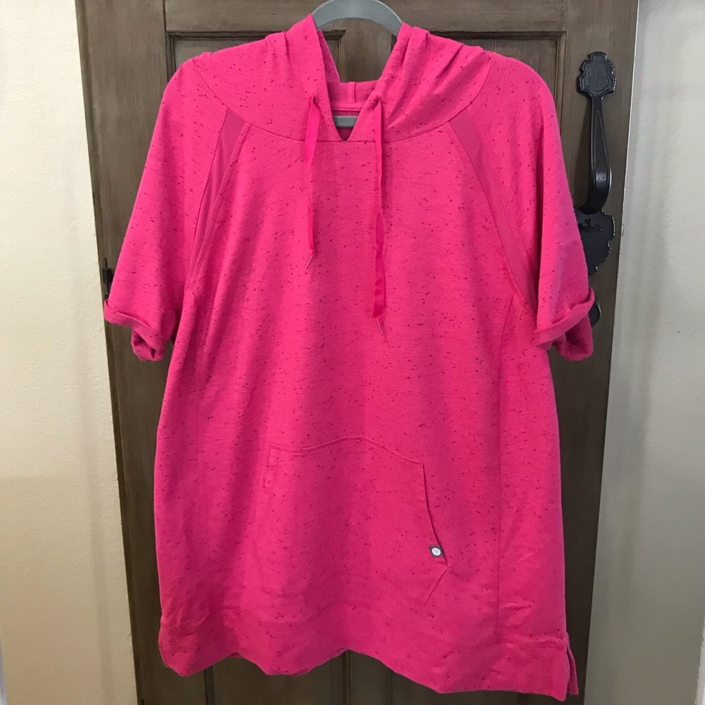 Livi Active Short Sleeve Workout Hoodie